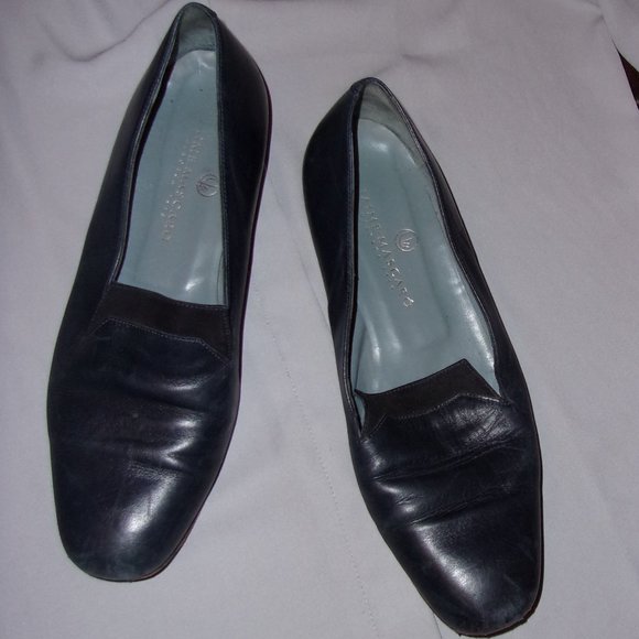 Jamie Mascaro Shoes - leather mascaro european size 38 = 7.5 71/2 womens shoes flats blue